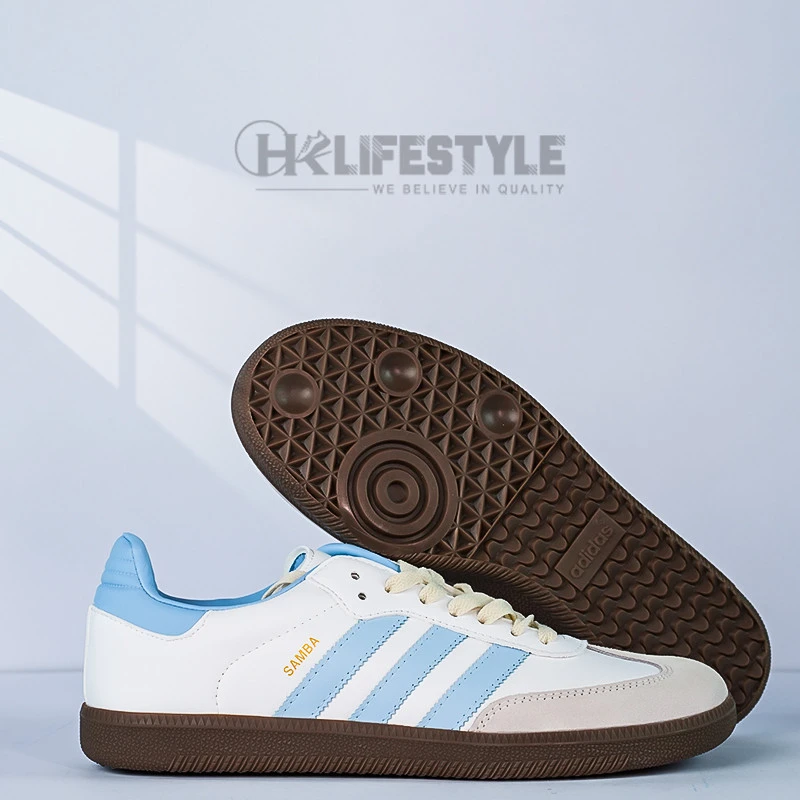 adidas gazelle silver green womens ADIDAS ORIGINALS White and sky blue SAMBA OG sneakers for men and wome –  Pavidas main image 1